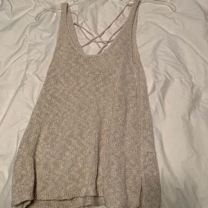 Sweater knit beach tank from American Eagle